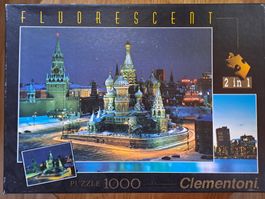 Puzzle 2x 1000Teile in 1