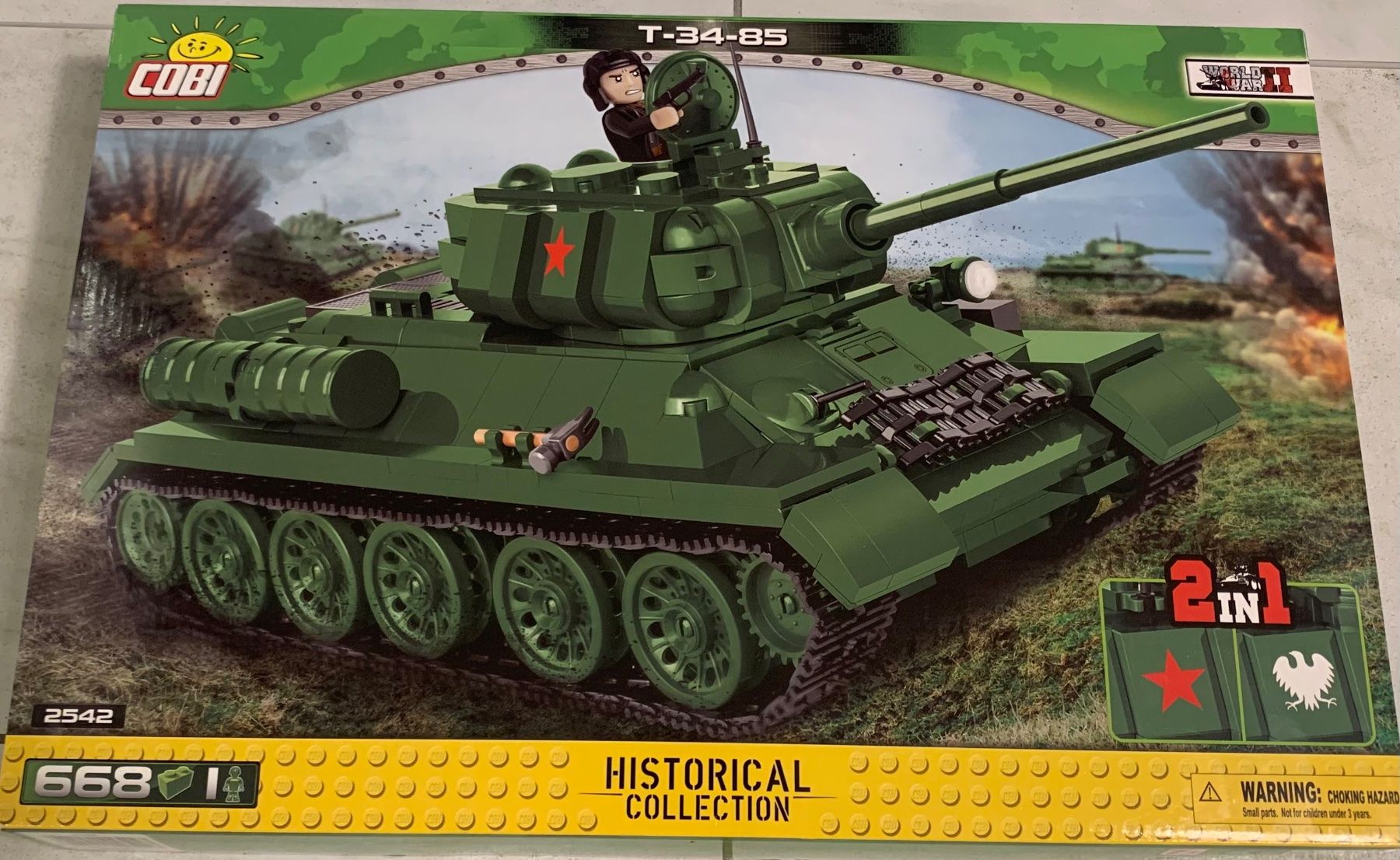 Cobi Kit di costruzioni: Cobi  2542 T34-85 – Nuovo e nell'imballaggio originale da Samstagern venduto da Msharki 1