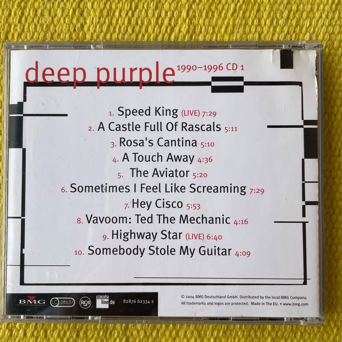 CD: DEEP PURPLE-1990-1996 CD1 – Usato da Rorschacherberg venduto da CD-Roli 1