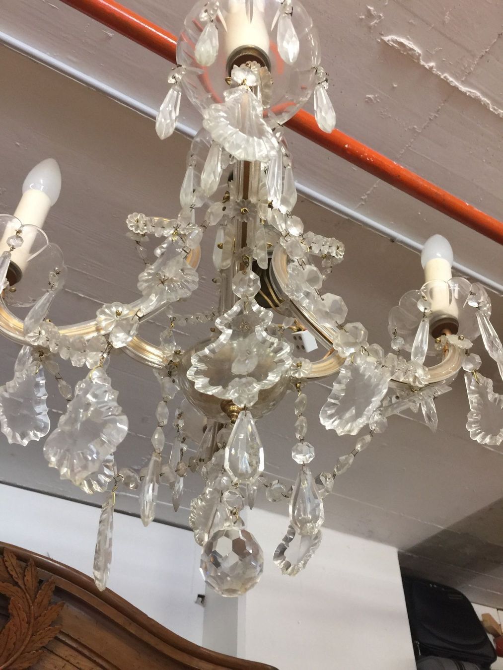 Lampen: KRONLEUCHTER 4 ARMIG – Gebraucht aus Dietikon von brocki-eyra 6