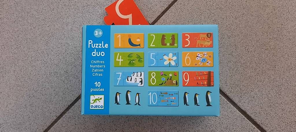 Djeco Puzzle: Puzzle duo - Numeri – Usato da Tesserete venduto da bab_7ztk 2