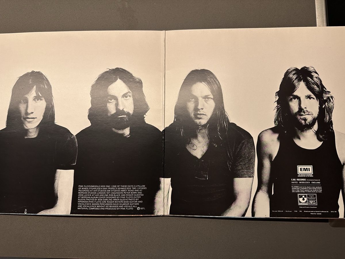 Schallplatten: Pink Floyd Meddle LP – Gebraucht aus Zürich von marcochreis5 3