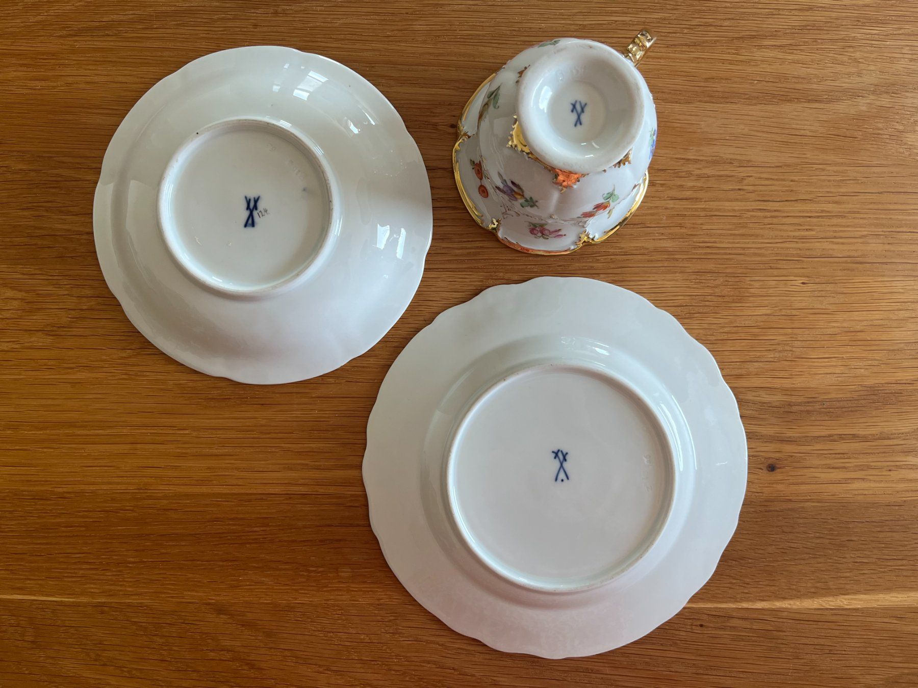 Tassen: Meissen Teetasse mit Unterteller – Neu (gemäss Beschreibung) aus Schwerzenbach von b00nb00n 1