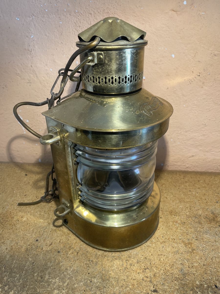 Lampade: Schiffslampe Messinglampe "Toplight"  Antik – Usato da dietikon venduto da fernando011 1