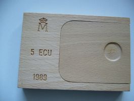 Spanien 5 Ecu 1989