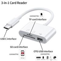 Kartenleser 3-in-1 USB C SD mit USB 3.0 - Schnelle Übertragu