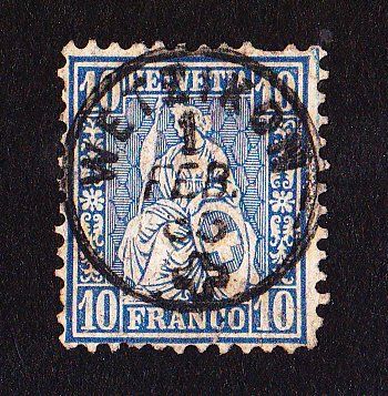 Tutti i francobolli: Z 31, Stempel Wetzikon. Mit Datumsfragezeichen – Usato da Obfelden venduto da Funke2