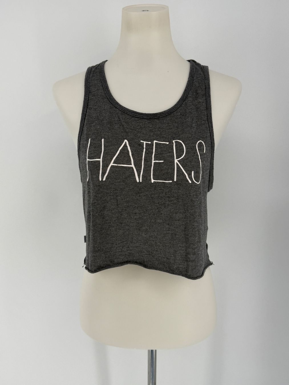 Top: Crop Top Gr. 40 von Ruby Tuesday mit Aufdruck "Haters" – Usato da Auenstein venduto da moin.
