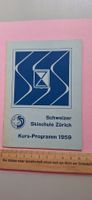 (I) Selten Kurs Programm 1959 Schweizer Skischule Zürich