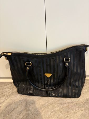 Maison Mollerus Handtasche Schwarz Gold