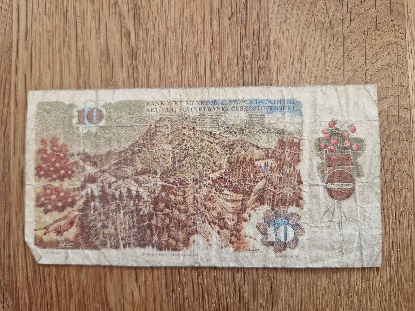 Banconote: Banknote Tschechoslowakei, 10 Korun – Usato da Schwendibach venduto da BreitschGiu 1
