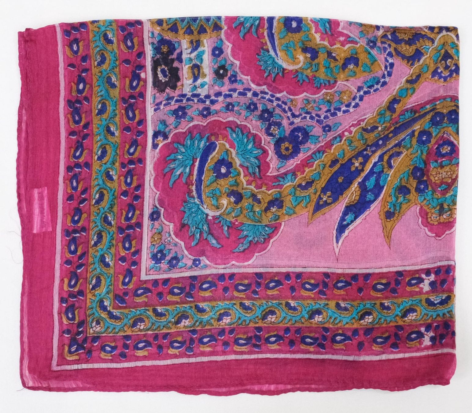Foulard & Sciarpe: Indischer Schal aus 100% Seide – Nuovo (secondo la descrizione) da Zürich venduto da Masala-Oase 3