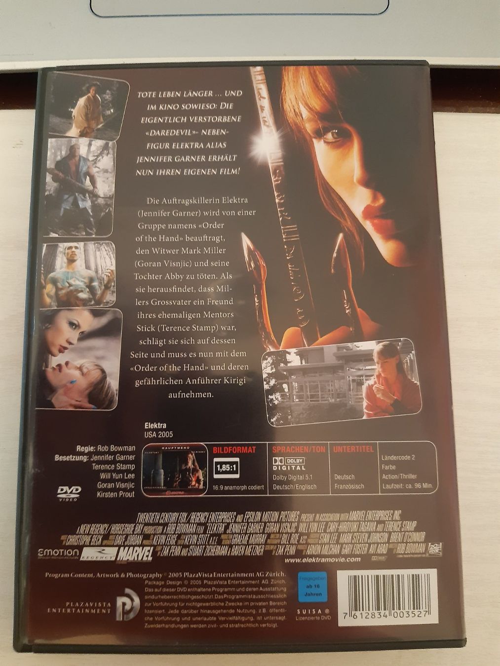 Tutti i DVDs: Elektra mit Jennifer Garner - Sammelporto – Usato da Domat-Ems venduto da nugipuff 1