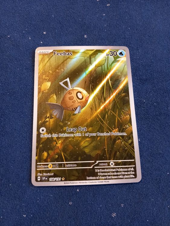 Feebas Illustration Rare (EN) Surging Sparks - SSP 198/191 (Neu (gemäss ...