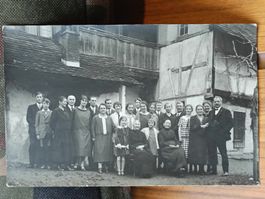 Echt Photo Karte / Konfirmation in Freienstein ca. 1930
