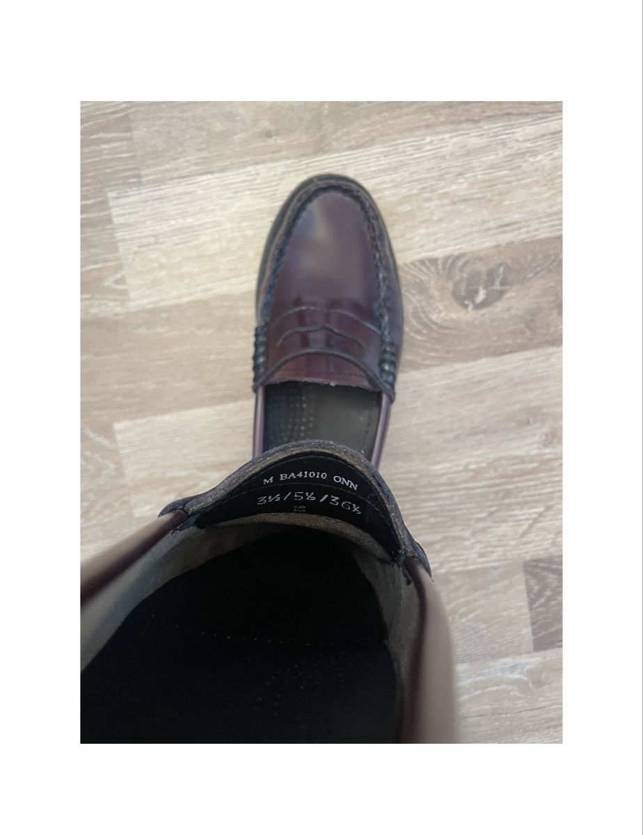 G.H.Bass Scarpe da uomo: G.H. Bass Weejuns, bordeauxrot – Usato da Basel venduto da ememilil 3