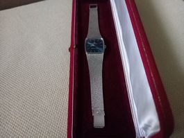 Schöne Unisex Armbanduhr "Certina" Silber 925 Handaufzug