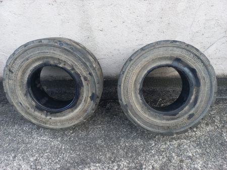 1 Paar Staplerreifen Stapler - Reifen 18x7-8 Vollgummi Nase