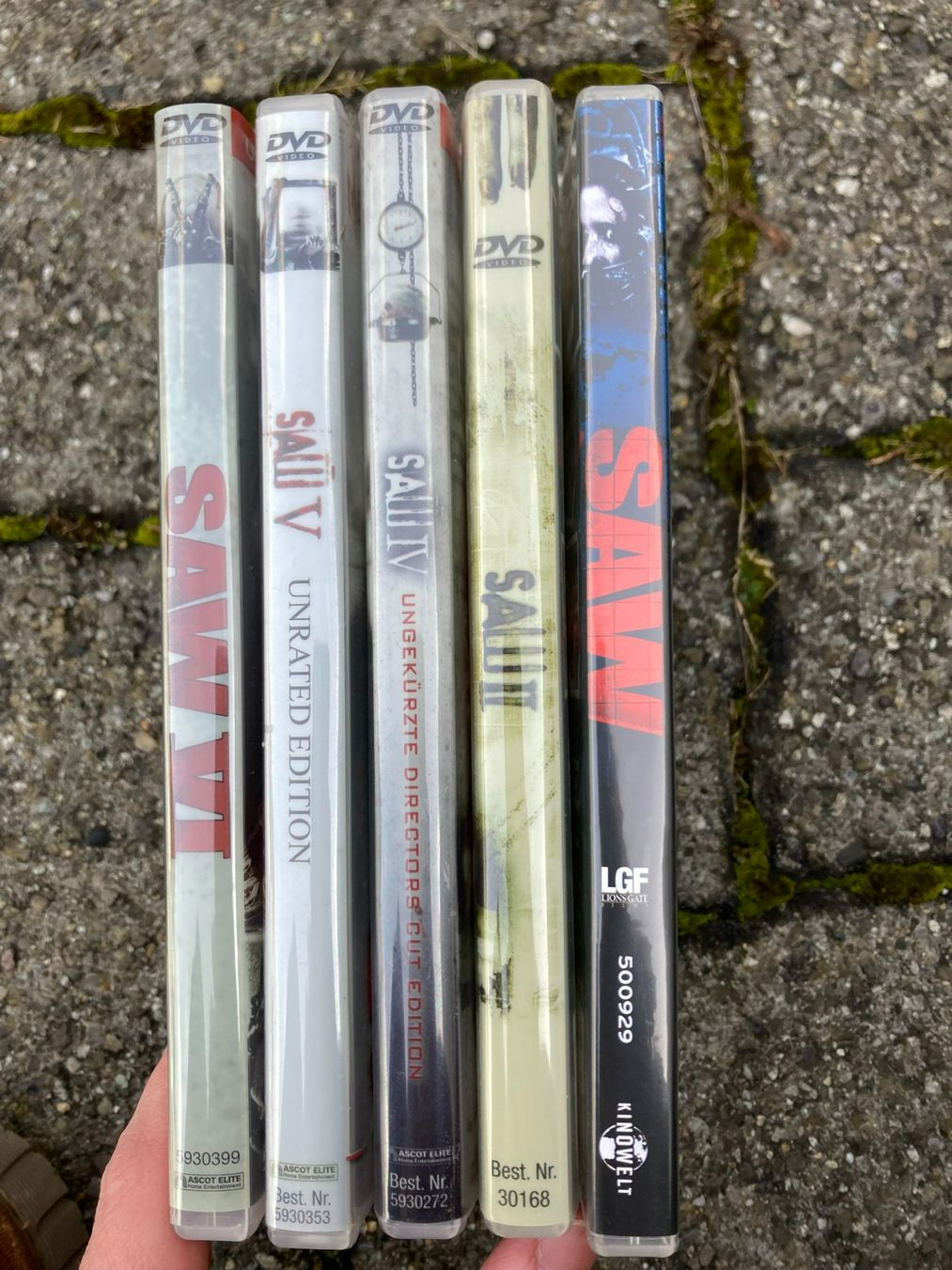 Tutti i DVDs: 5 Saw DVDs – Usato da Niederscherli venduto da ypsilon315 2