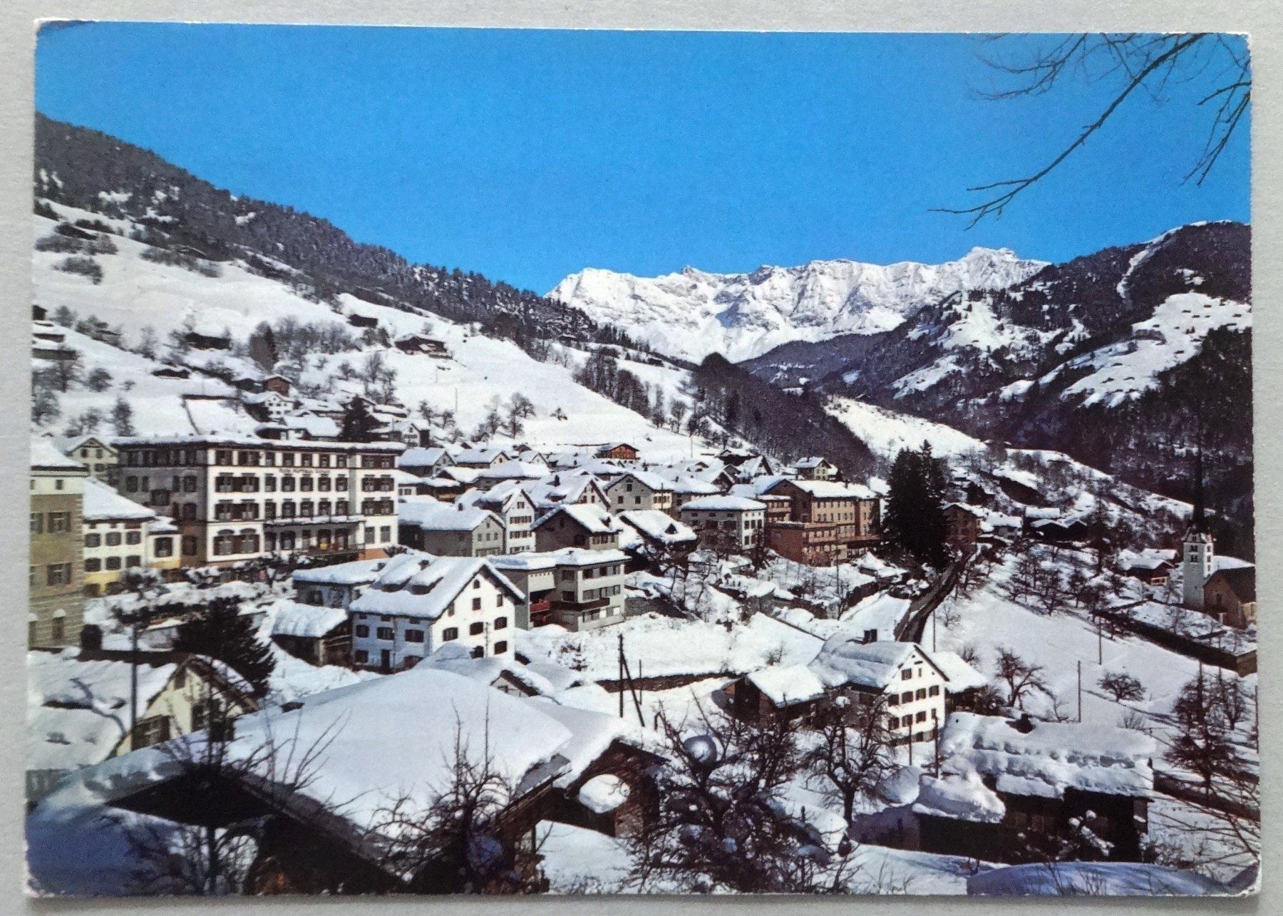 Cartoline postali: Seewis, 1000 m, gegen die Scesaplana – Usato da Fétigny venduto da Billy2miny