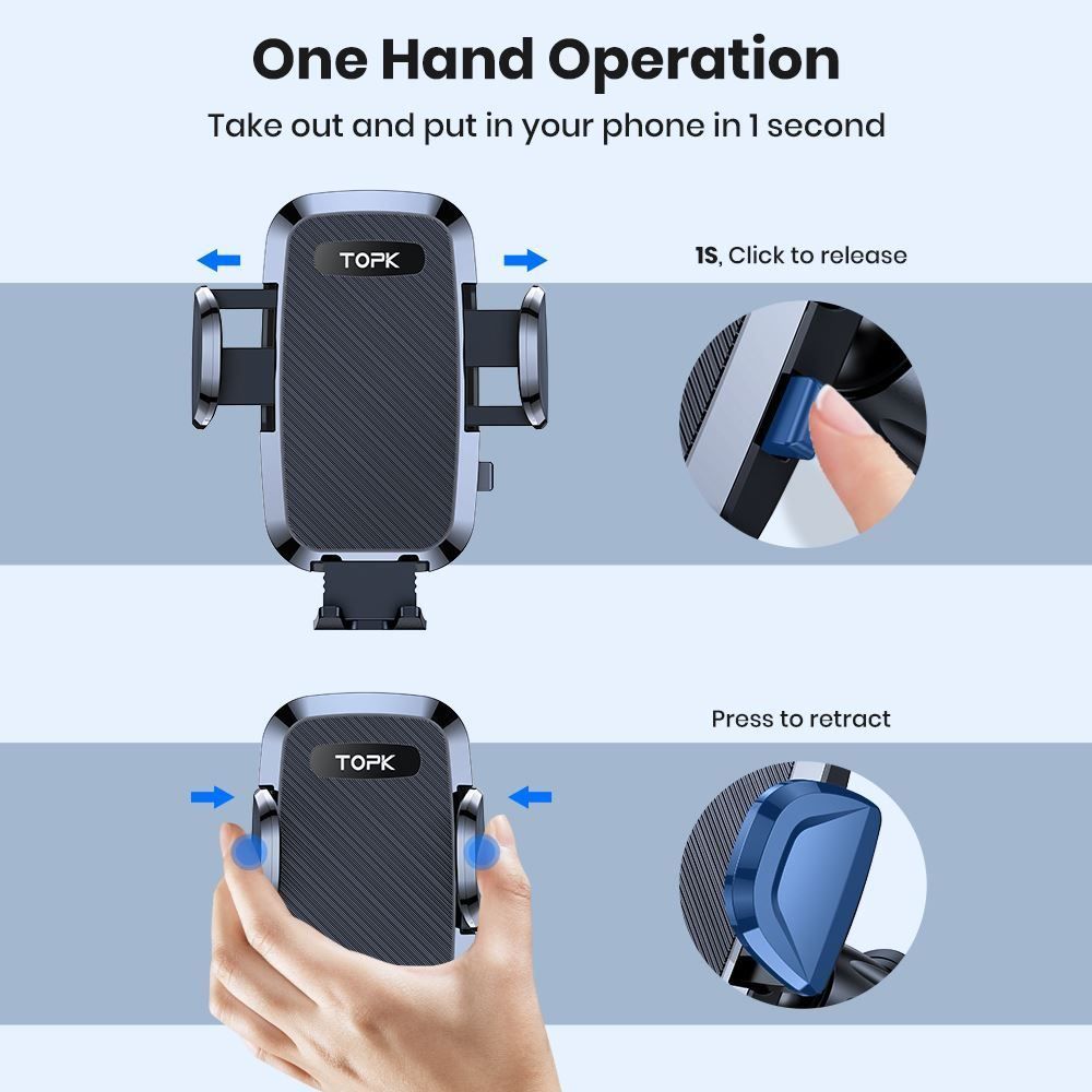 Supporti a parete: Handy Halterung Auto FüR Iphone Android – Nuovo (secondo la descrizione) da Thun venduto da coverall 1