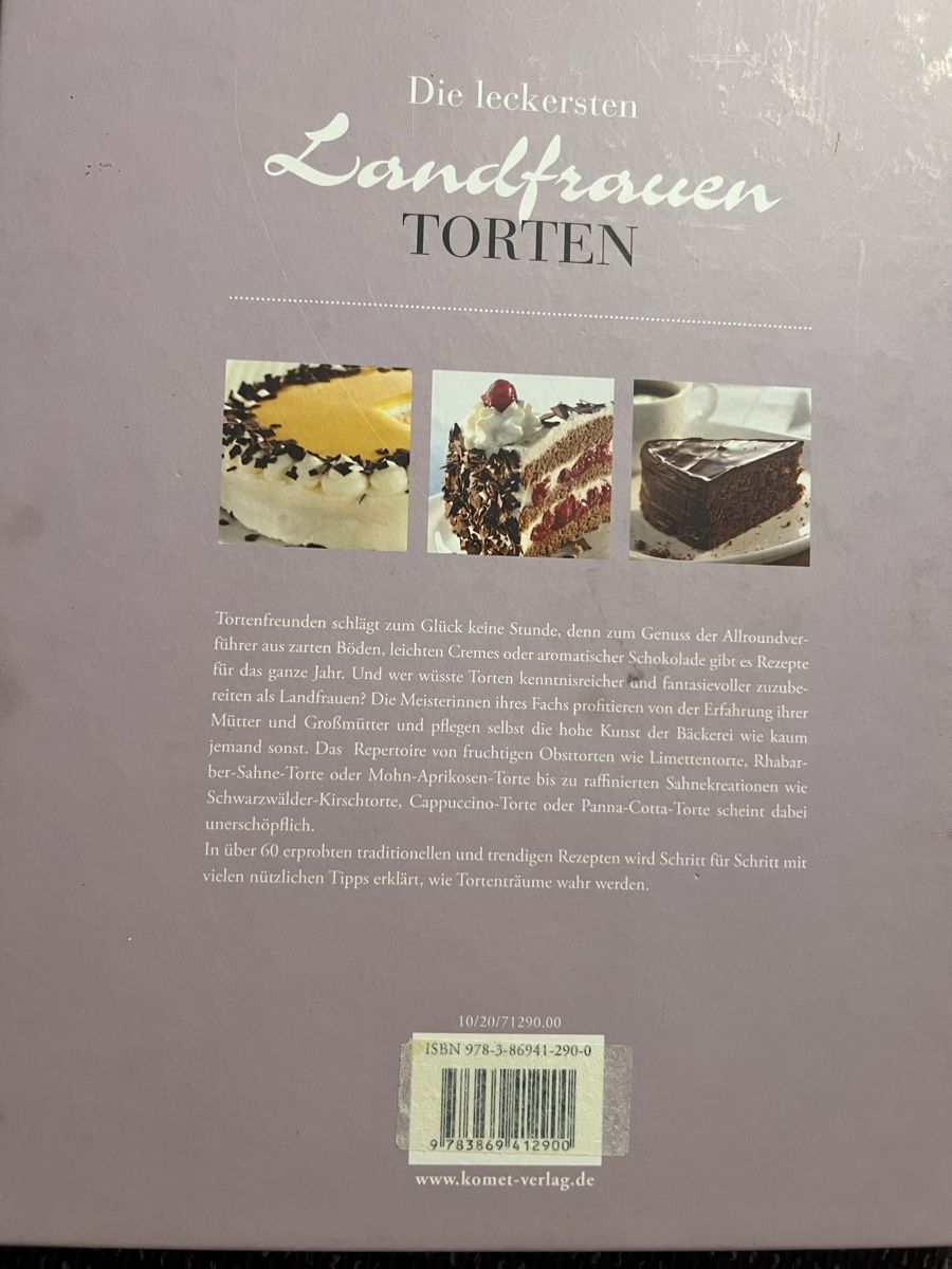 Libri: Die leckersten Landfrauen Torten Buch  – Usato da Meilen venduto da mar_28dx 5