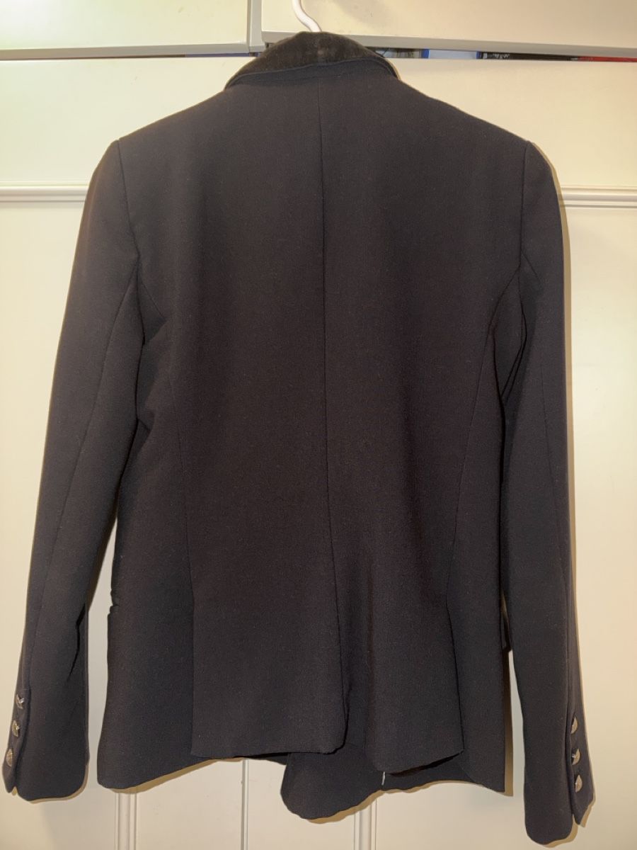 Mango Giacche: Blazer Mango noir avec col velours  – Usato da Lausanne venduto da Pascal9999 3