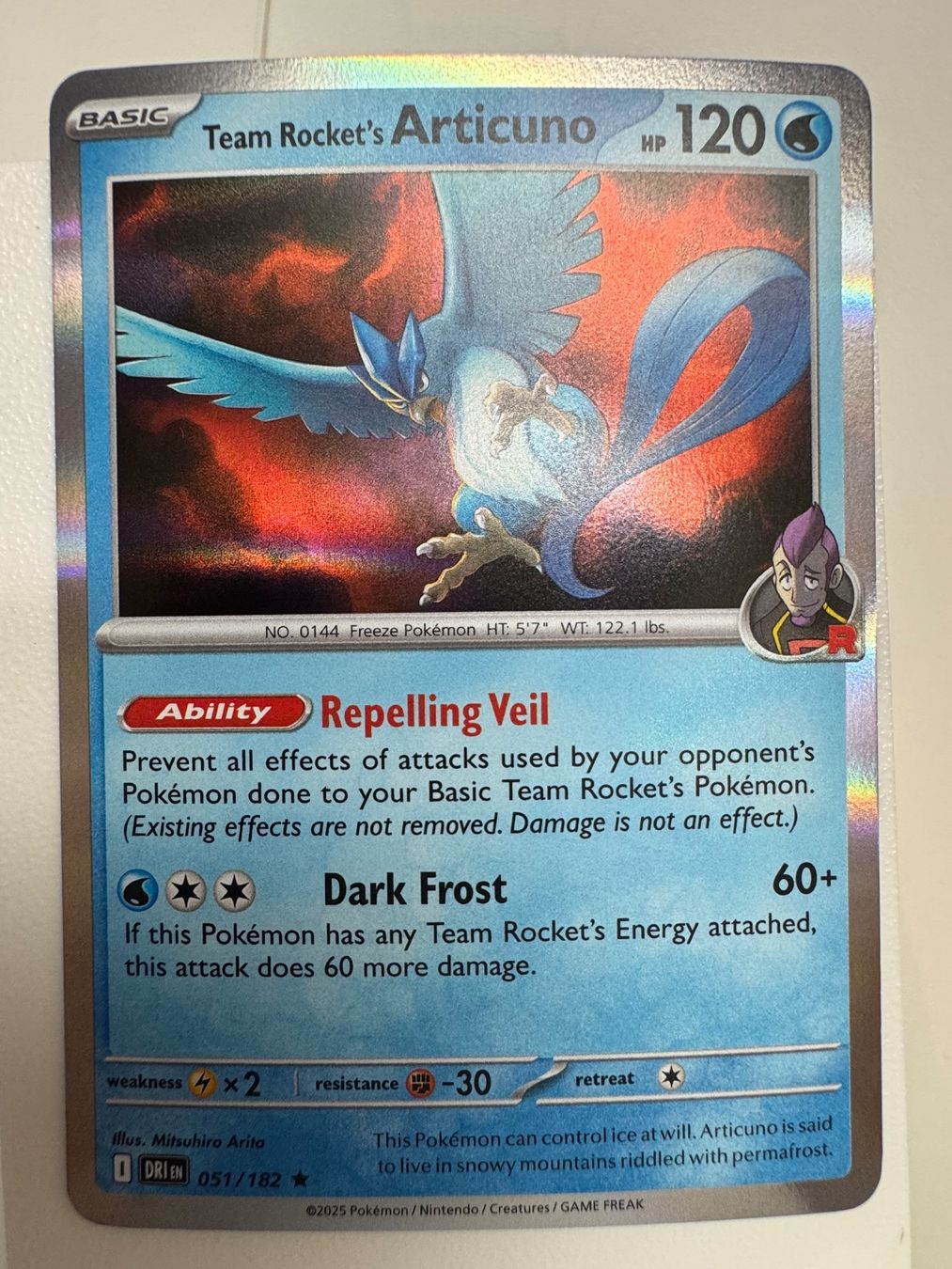 Pokémon Carte collezionabili: Team Rocket's Articuno | Reverse Holo | 051/182 | Pokémon TC – Nuovo (secondo la descrizione) da Bassersdorf venduto da ero_9zp9
