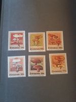 Collection de timbres rares du Zimbabwe - Champignons !