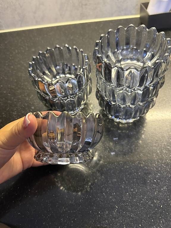 Ciotole: RAUCHGLAS-SCHALEN SET – Usato da Winterthur venduto da fij_f65r 1