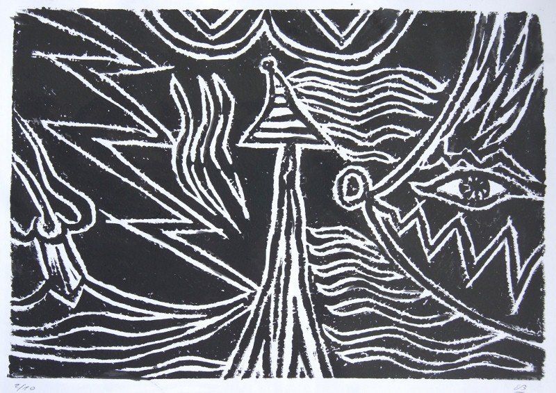 Gravures sur bois: 10 Linoldrucke, abstrakt – D'occasion à Fribourg par erw_68dx 4