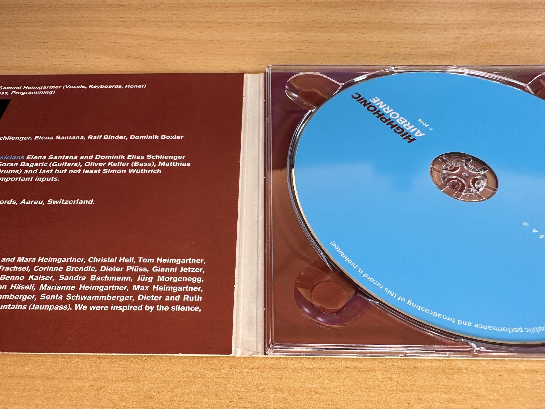 CD: Highphonic - Airborne – Usato da Rikon im Tösstal venduto da Alpenmutz 2