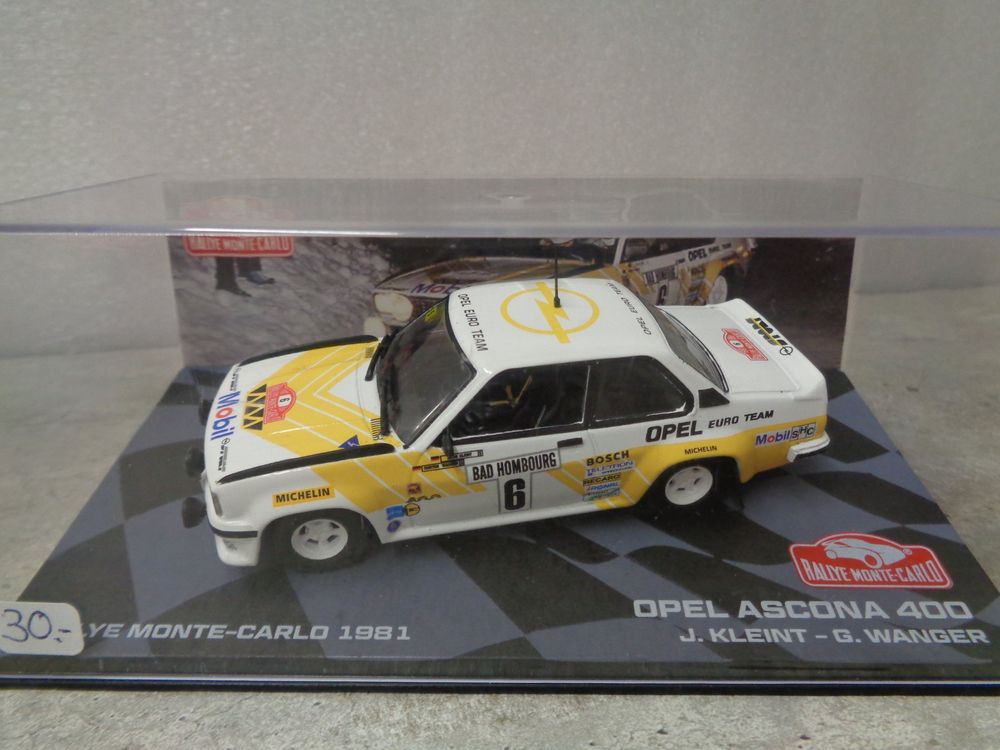Resto from A to Z Opel Ascona 400 1/24 Bburago