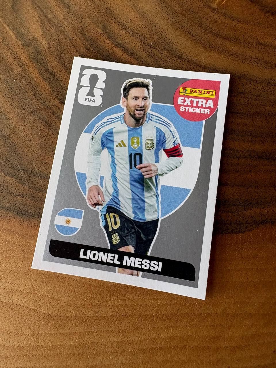 Panini Carte collezionabili: Extra Sticker Silber Panini World Cup WM 26 Messi – Nuovo (secondo la descrizione) da Stäfa venduto da Mpower0