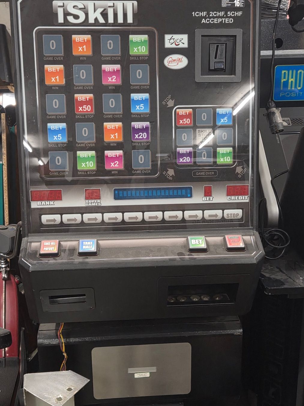 Slot Machine: Gelspielautomat I Skill – Usato da Wettingen venduto da Shiva70