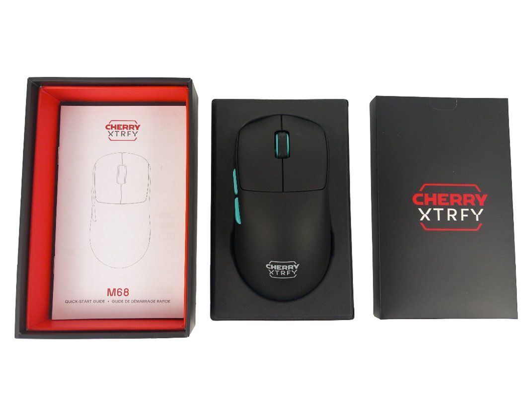 Maus: CHERRY xtrfy M68 Mouse (Wireless; Black) – Gebraucht aus Hünenberg von Restwert_Zug 4