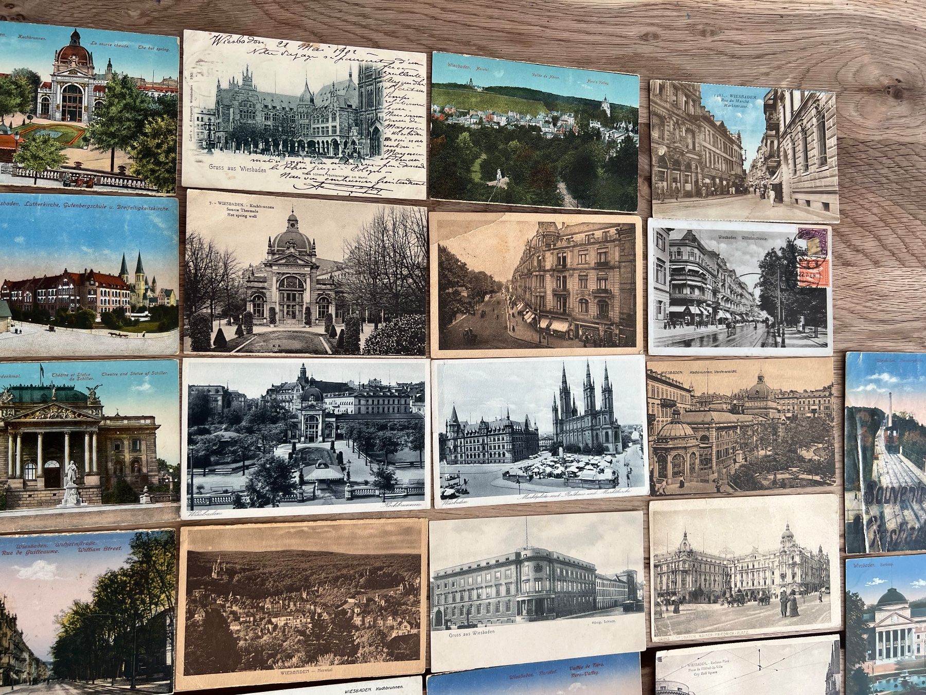 Cartoline postali: Sammlung Ansichtskarten Deutsches Reich- Wiesbaden – Usato da Hermetschwil-Staffeln venduto da militaria-schweiz 6