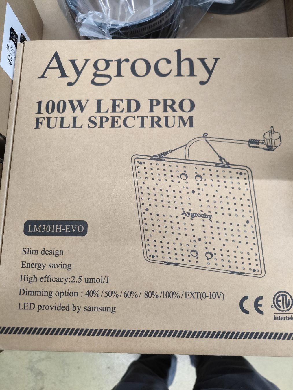 Growbox Altro: Aygrochy LED Grow Lampe 100W +smart Controller+Filter+ venti – Nuovo e nell'imballaggio originale da Oftringen venduto da Citrus5 7
