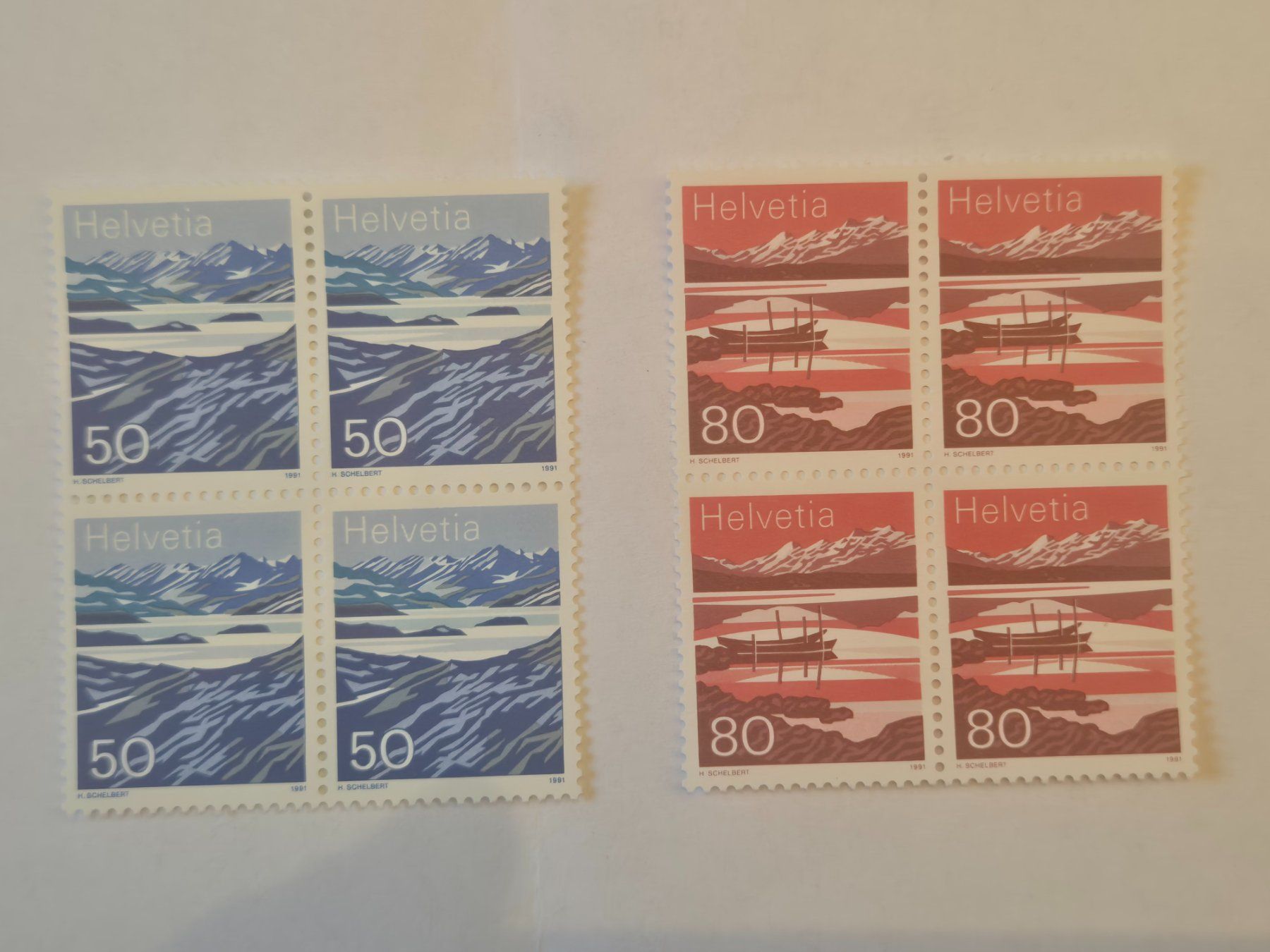 Tous les timbres: Briefmarken 1991 – Neuf (Voir description) à Vella par Platetg13 1