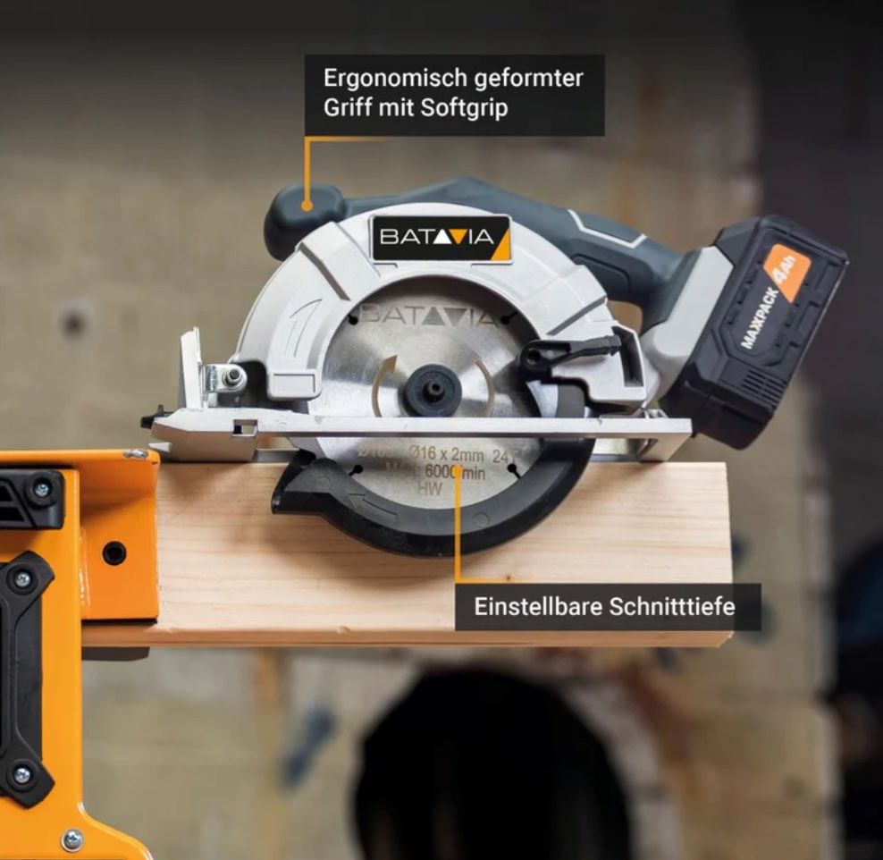Seghe: 18 Volt Akku-Handkreissäge 165mm – Nuovo e nell'imballaggio originale da Solothurn venduto da Bulldog 4
