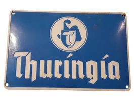 Emailleschild Thuringia Original
