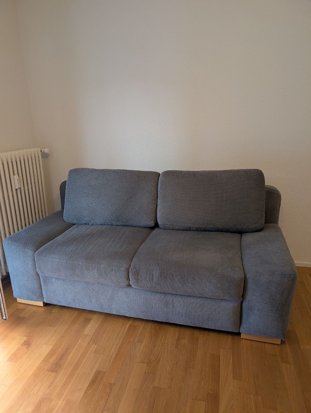 Divani: Schlafsofa, grau, mit Bettkasten, klappbar – Usato da Adliswil venduto da cikali 1