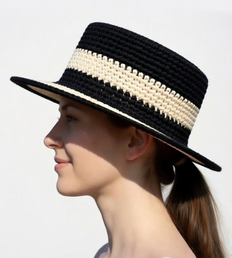 Hüte, Mützen & Caps: Boater Hat "Modell Valerie" – Neu und originalverpackt aus Surava von Kopfsache 1