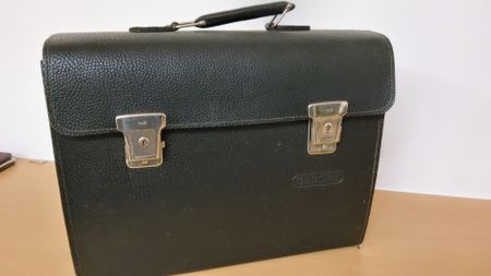 Werkzeugkoffer Leder mit Werkzeug von Record guter Zustand