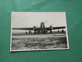 Aviatik II WK Italien, Truppentransporter Fotokarte , Antik
