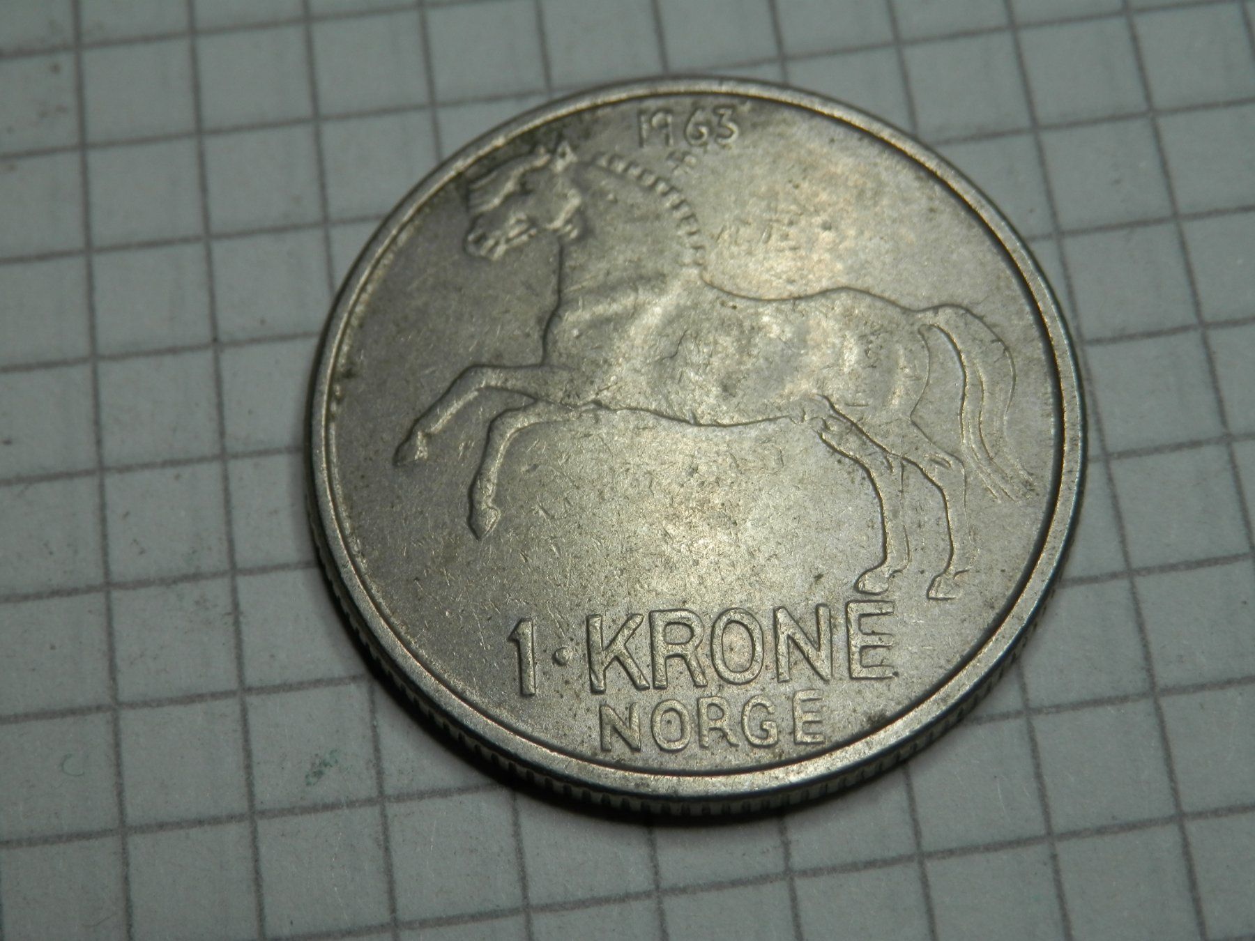 Tutti le monete: Norwegen  1 Krone, 1965 – Usato da Weiach venduto da weiach81