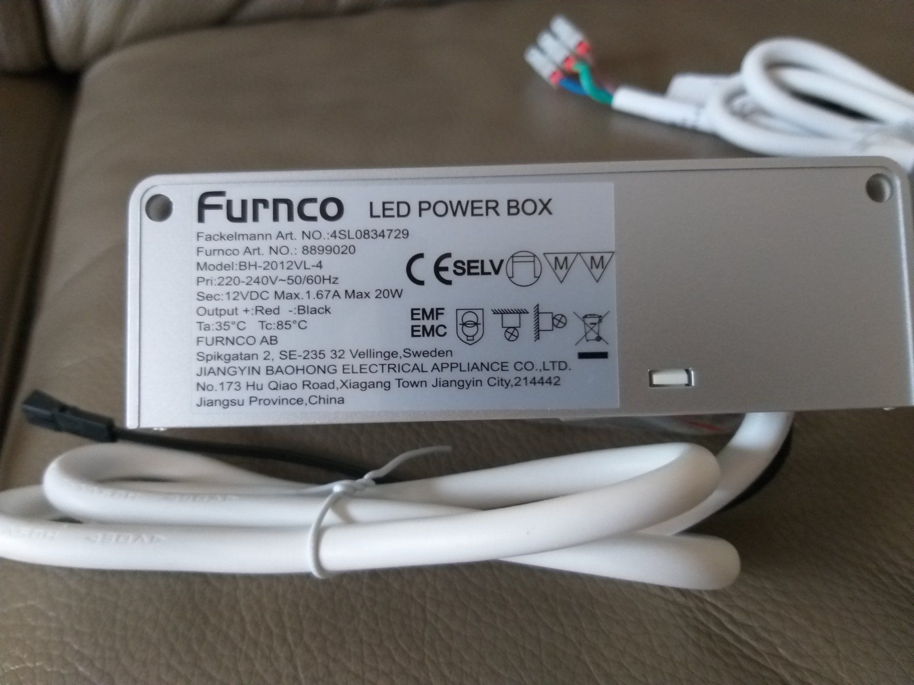 Armadietti a specchio: 2 Fackelmann LED Power Box Elektrobox – Nuovo e nell'imballaggio originale da Nunningen venduto da AngelMagicSaCoCe 2