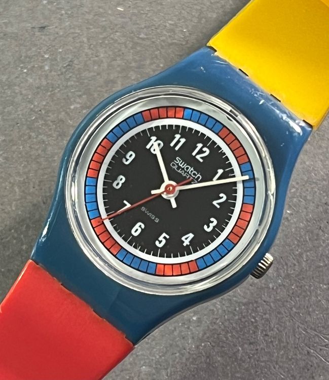 Swatch Lady Tri-Color-Race LS102 1985 seltenes Sammlerstück! (Gebraucht ...