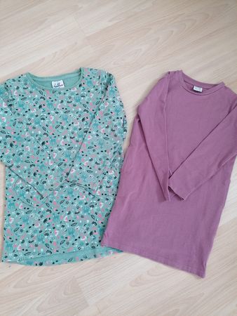 2er Set Langarm Kleider 128