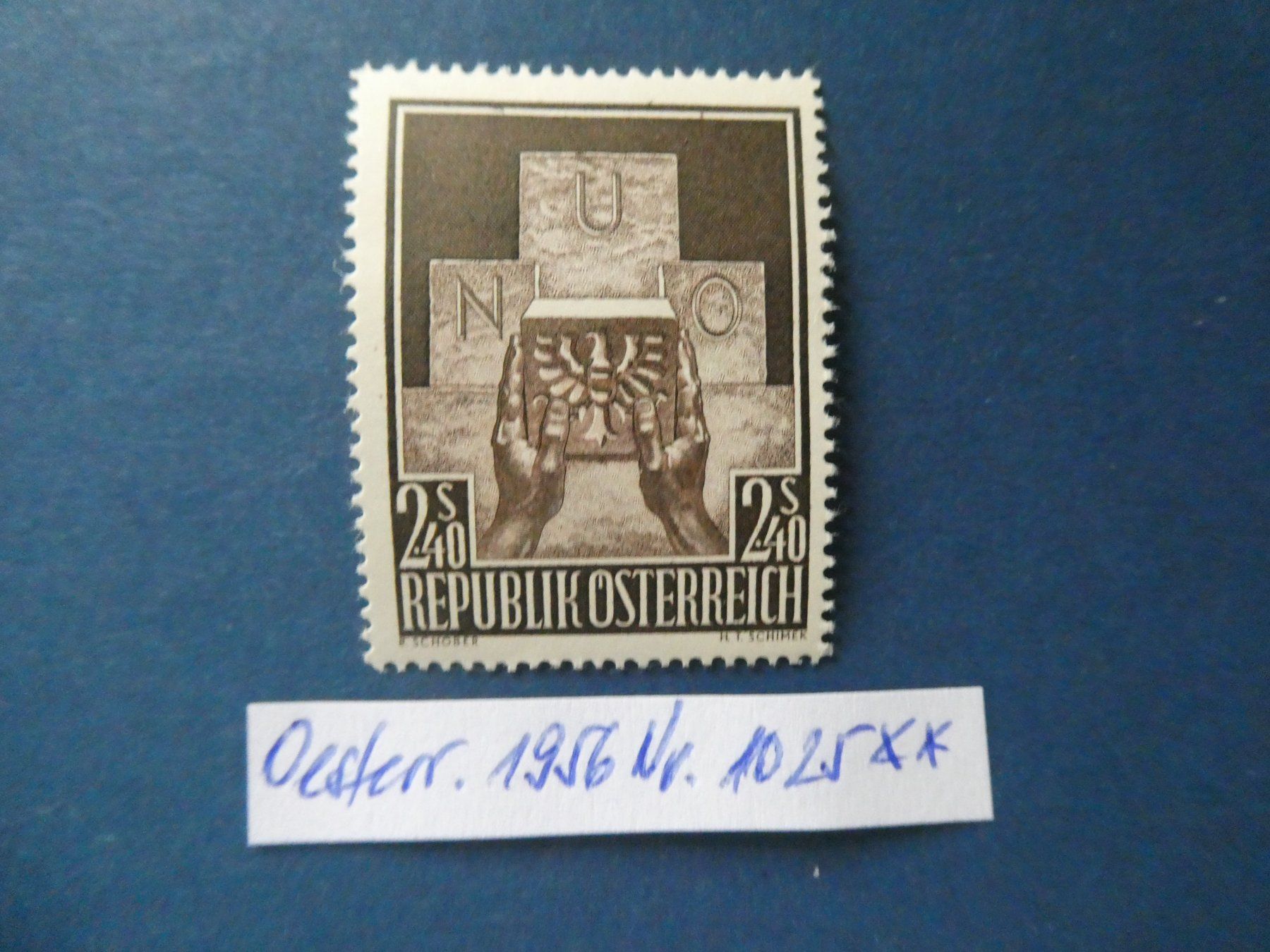 Tutti i francobolli: Österreich 1956 Nr. 1025 postfrisch ** – Usato da Lausen venduto da Herbamare01